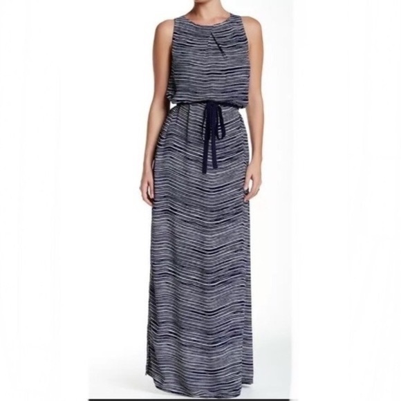 L.K. Bennett Kosti Striped Maxi Dress - Picture 1 of 10